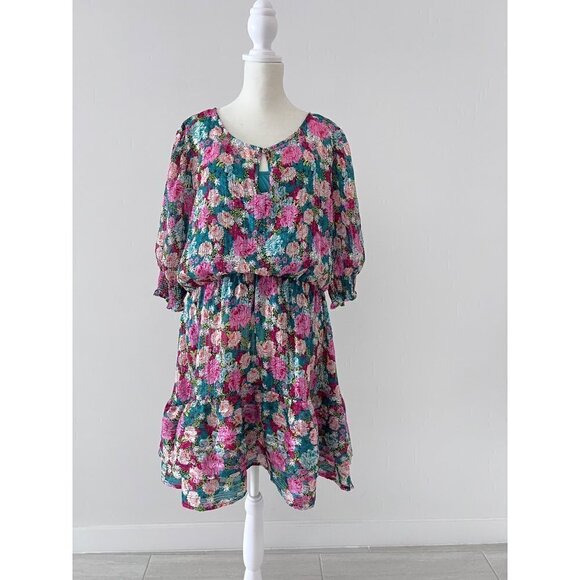 MELLODAY Dresses & Skirts - MELLODAY Puff Sleeve Dress size Xl